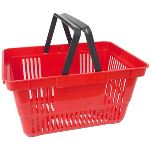 Корзинка покупателя 20л красная Корзинка покупателя 20л красная